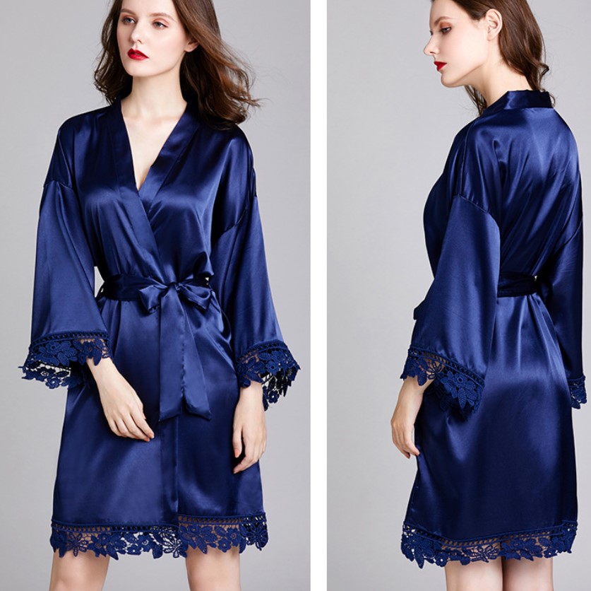 ULC Satin Dressing Gown | Urban Lingerie Collection